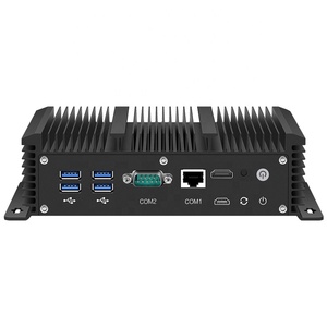 Mini PC sin ventilador de 6-LAN con Core <span class=keywords><strong>I5</strong></span> 7287U <span class=keywords><strong>CPU</strong></span> DDR4 RAM SSD Industrial Edge Server Computing para AU EU JP UK MX BR US CN Plugs - Product Image 2