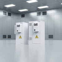 Système d'énergie solaire commercial tout-en-un compact 20kW 50kWh avec batterie LiFePO4, onduleur et armoire de protection IP65 à refroidissement par air pour raccordement au réseau