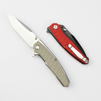 Couteaux pliants tactiques de chasse de poche de haute qualité GT-JN114, vente directe d'usine, Tunafire