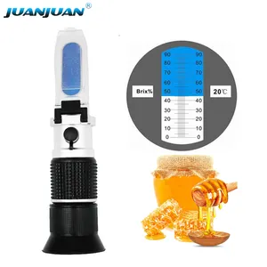 0- 90% Brix Portable Optical Honey Sugar Refractometer for Specific Beekeeping