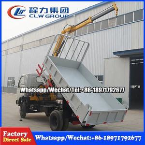 クレーン付きIsuzuELF5Tトラック4x2ローリーマウントクレーントラックマウントクレーンマニピュレーター - Product Image 5