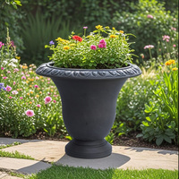 Pots de fleurs et jardinières en plastique URN légers et durables avec des tailles personnalisables et un style minimaliste pour les centres de jardinage