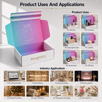 Boîte d'expédition en papier personnalisée OEM ODM, carton d'expédition ondulé durable avec logo pour l'emballage de cosmétiques et de produits promotionnels pour petites entreprises