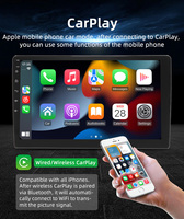Radio para Auto BQCC de 9 Pulgadas con Android 13, Pantalla IPS, CarPlay Inalámbrico, Android Auto, RDS, ASP, 4G/WiFi, GPS, Estéreo Multimedia para Mazda 3 2003-2009