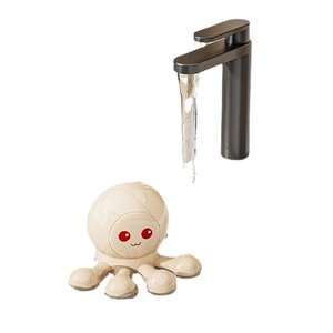 ที่วางแปรงสีฟันแบบติดผนังรูปปลาหมึกพร้อมจุกดูดสุญญากาศ ที่เก็บแปรงสีฟันไฟฟ้าแบบถอดได้ ใช้ในห้องน้ำ - Product Image 4