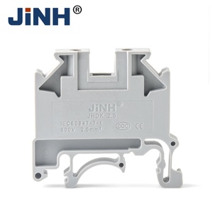Bloc de distribution sur <span class=keywords><strong>rail</strong></span> <span class=keywords><strong>DIN</strong></span> à connexion par vis de haute qualité DK2.5 pour câblage - Product Image 1