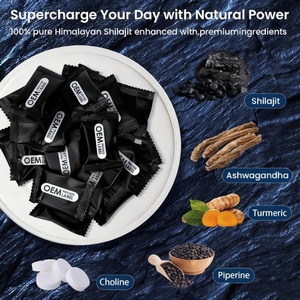 Caramelle Gommose Personalizzate allo Shilajit Gold 3000mg per la Salute Sessuale Maschile, Formula 4 in 1 con Funghi, Miele e Acido Fulvico dell'Himalaya per l'Ingrandimento - Product Image 2