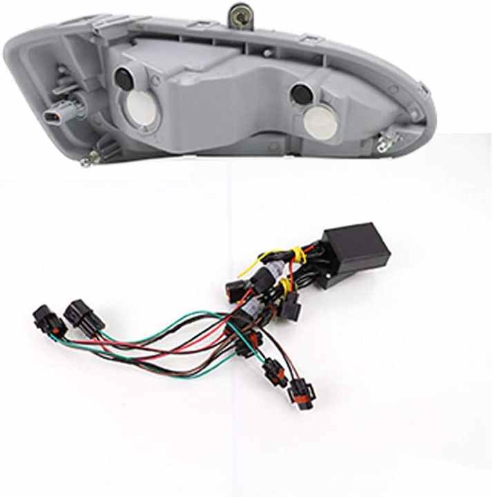 Right Passenger Side Headlight For 2019-2020 Hyundai Santa Fe - LED DRL, OEM Style, DOT/SAE Certified