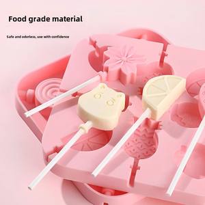 Moule en silicone pour sucette de style dessin animé Résine de qualité alimentaire pour les friandises sucrées faites <span class=keywords><strong>maison</strong></span> Moulin à thé de l'après-midi Bâton de fromage Idées <span class=keywords><strong>cadeaux</strong></span> - Product Image 2