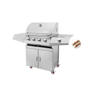 Barbecue Grill Wholesale Smokeless Barbecue Stainless Steel Outdoor BBQ Gas Grill