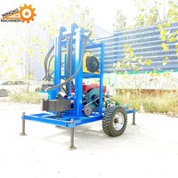 40HP Mini machine diesel portable de 150 mètres pour le forage de puits d'eau profonde