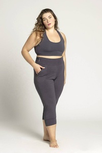 定制时尚女性高腰瑜伽穿主动瑜伽套装加大码运动服 - Product Image 5