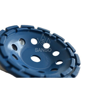 <span class=keywords><strong>Disque</strong></span> abrasif diamant haute dureté en forme de tasse <span class=keywords><strong>à</strong></span> double rangée de 100mm OEM pour granit, marbre, céramique, porcelaine, <span class=keywords><strong>béton</strong></span> - Product Image 4