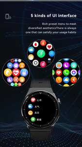 X03 PRO สมาร์ทวอทช์แฟชั่น นาฬิกาอัจฉริยะสำหรับเล่นกีฬา พร้อมหน้าจอสัมผัสแบบปรับแต่งได้เต็มรูปแบบ สมาร์ทวอทช์หน้าจอสัมผัสเต็มรูปแบบ - Product Image 2