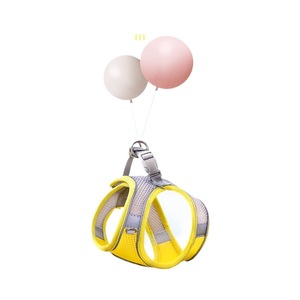 Arnés estilo chaleco para mascotas, ajustable, transpirable, reflectante, para perros pequeños, amarillo, verde, morado - Product Image 1