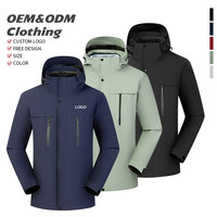 Veste de ski et d'alpinisme imperméable trois-en-un pour homme, personnalisée, en duvet d'hiver, idéale pour le bureau et les activités professionnelles