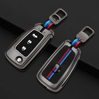 Vente en gros usine : Coque de clé pliable à 3 boutons en alliage de zinc pour Nissan Tiida Note Toyota Corolla Sport Stripe Fob