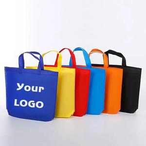 Hot Sale Custom Printed Tote Non-Woven Grocery Bag Medium Size Folding Style <b>Dot</b> Pattern Shoulder Handle for Recyclable Shopping - Product Image 1