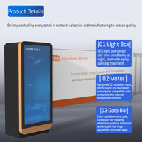 Sistema de Control de Acceso Qigong con LPR, Barrera de Acero Inoxidable IP68 para Estacionamiento
