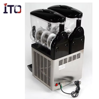 Machine à slush 15L*2 Machine à slush commerciale Machine à slush Maker Machine à glace pilée