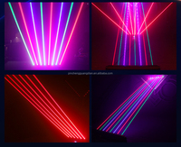 Éclairage laser de ligne de lampe de scène à 8 trous de l'usine de lumière laser RVB LED polychrome de 80W pour la mise en scène