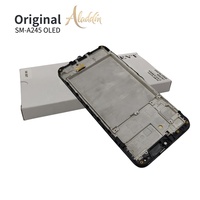 OLED d'origine pour Samsung A245/A24 4G pièces de téléphone portable cadre d'assemblage de remplacement LCD avec 1 an de garantie Service Pack