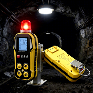 High Accuracy Portable Multi Gas Detector 4 in 1 Rechargeable CO LEL Analyzer with LCD Display and Alarm - Product Image 3