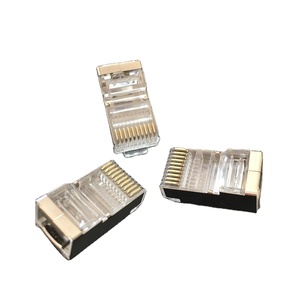 <span class=keywords><strong>Cat5e</strong></span> Lá Chắn RJ50 10P10C FTP <span class=keywords><strong>Modular</strong></span> Cắm - Product Image 1