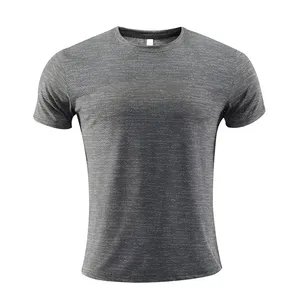 T-shirts de randonnée à manches courtes pour hommes, respirants, séchage rapide, pour la course à pied et la gym, vente en gros - Product Image 2