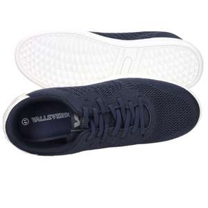 Valleverde Baskets pour Hommes Bleues Taille 42 en Toile Chaussures Tendance - Product Image 6