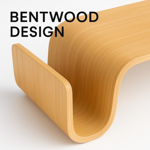 Giữa Thế Kỷ hiện đại rắn gỗ Bàn cà phê sáng tạo Bentwood cuối bảng tối giản <span class=keywords><strong>sofa</strong></span> bên bảng cho phòng ngủ phòng khách - Product Image 6