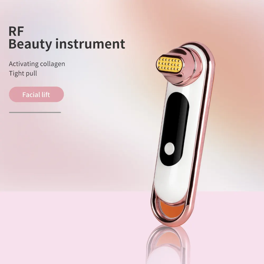 Sem fio elétrico inteligente beleza olho massageador casa RF EMS olho rosto beleza dispositivo USB alta freqüência Facial máquina pele levantamento