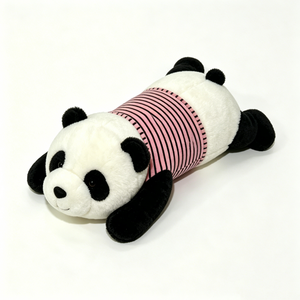Oreiller en peluche panda personnalisé, peluche panda lestée douce, oreiller de sommeil en peluche panda câlin, coussin long en peluche panda - Product Image 3