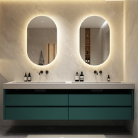 Miroir mural LED intelligent de forme ovale de taille personnalisée avec cadre en aluminium illuminé pour salle de bain avec affichage de l'heure