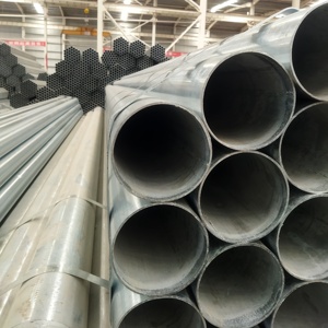 Tuyaux en acier galvanisé ronds de 6 mètres, 3 pouces, ERW, tube de clôture en acier galvanisé, fournisseurs de tuyaux galvanisés offrant un service de découpe - Product Image 6
