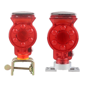 CITICITY <b>Mini</b> Solar Powered Portable LED Traffic Warning Light - Miniature Safety Signal <b>Lamp</b> for Roadside Security - Product Image 6