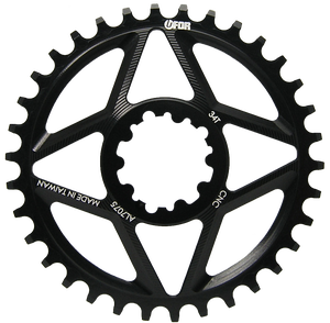 Pignon à montage direct R1-05 pour mono-pignon, 38 dents, VTT, aluminium 7075, haute rétention de chaîne, léger, Narrow-Wide - Product Image 1