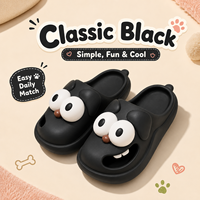 Chaussons fantaisie à l'effigie de personnages de dessins animés, pantoufles d'intérieur légères en EVA antidérapantes avec motif mignon de chiot