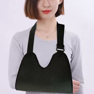 Có thể điều chỉnh trọng lượng nhẹ thể thao dây đeo an toàn y tế hỗ trợ cánh tay Sling cho cổ áo xương rotator <span class=keywords><strong>Cuff</strong></span> & Vai chấn thương thoáng khí - Product Image 3