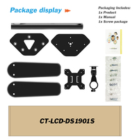Charmount — support de moniteur de bureau, 100x100mm, pour montage simple, haute qualité