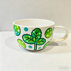 Custom Handmade Ceramic Porcelain Handpainted <strong>Liqueur</strong> Glass - Personalized Photo Pattern Coffee Mug - Holiday Gift - Product Image 5