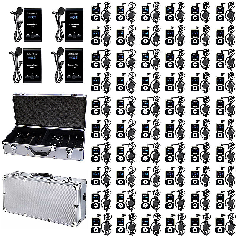 4*Transmitters+60*Receivers+1*Charing Case with 64-slots