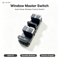 Interrupteur principal de lève-vitre côté conducteur, compatible OEM pour Geely Vision X3 GX3 Pro GC7 SC7, pièces de rechange électriques pour commande de lève-vitre