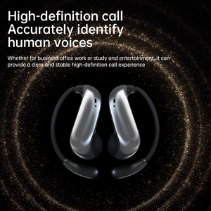 Mở tai màu xanh-răng earbuds, tai nghe không dây với thiết kế móc tai, cho chạy đi xe đạp tập luyện, an toàn thoải mái phù hợp - Product Image 5