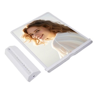 Double-Sided Rechargeable LED <b>Light</b> Box Professional Factory Wholesale Desktop Menu <b>Advertising</b> <b>Light</b> <b>Boxes</b> - Product Image 1