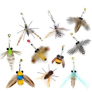 Jouet pour <span class=keywords><strong>chat</strong></span> Tête remplacée Jeu interactif Teaser de <span class=keywords><strong>chat</strong></span> Remplacement Intérieur <span class=keywords><strong>Chat</strong></span> Jouer Volant Insecte Teaser Baguette Fournitures pour animaux de compagnie - Product Image 1