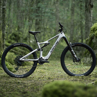 VTT électrique en fibre de carbone Amflow PL Carbon Pro 2025 avec moteur central 800Wh, batterie au lithium 12 vitesses et suspension intégrale