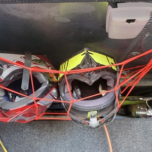 Red elástica para carga de motocicleta, red elástica resistente con 6 ganchos de plástico ajustables - Product Image 6