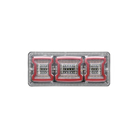Feu arrière LED pour remorque de camion 33cm 41cm 46cm Stop Frein Clignotant DRL Rouge Ambre 24V Étanche