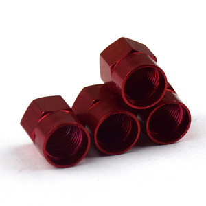 Tapas de válvula hexagonales de acero inoxidable negro para reparación y reemplazo de neumáticos sin cámara, tamaño americano - Product Image 3